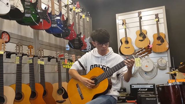 Yamaha Classical Guitar C80 Demo By Jeffrey смотреть онлайн