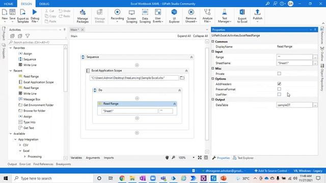 UiPath - Different Options to Read Excel Data смотреть онлайн