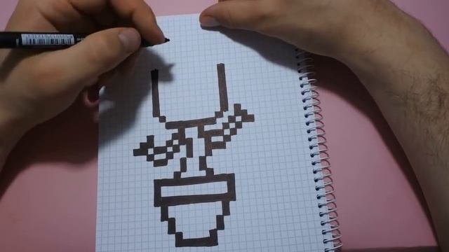 Рисуем по клеточкам-Малыш ГРУТ из Стражи Галактики 2 (Guardians of the Galaxy 2)PIXEL ART смотреть онлайн