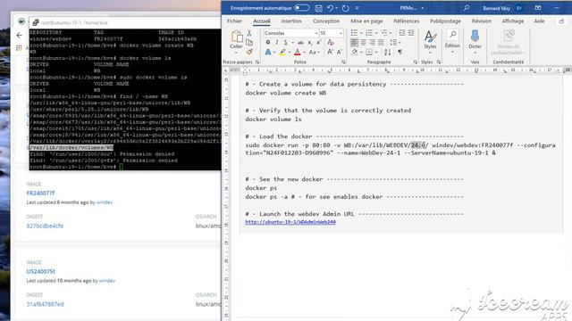 Installation d'un serveur d'application Webdev 24 ou 25 dans un docker sur Ubuntu смотреть онлайн