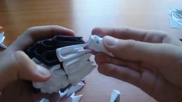 3D origami penguin tutorial смотреть онлайн