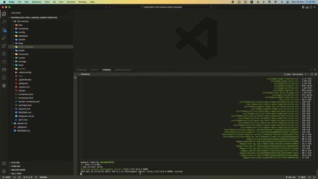 MaterializeCsss + Laravel Admin template смотреть онлайн