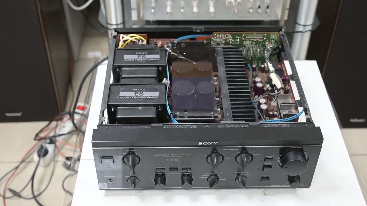 Переделка Sony 555ES  на питание от сети 220В  Студия VintageAudio