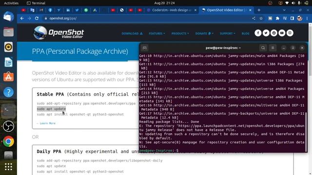 How to Install OpenShot in Ubuntu 22.04 || OpenShot Video Editor|| OpenShot Install Ubuntu смотреть онлайн