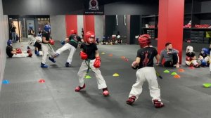 Тренировочные крутые спарринги тхэквондо: тхэквондо итф