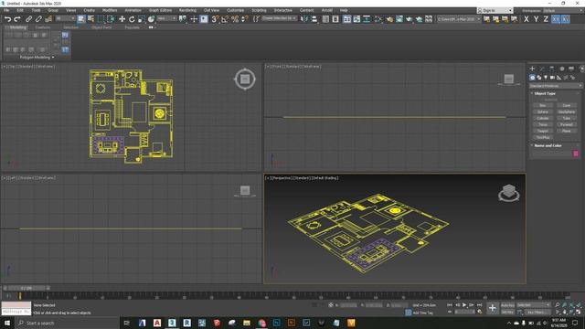 How to Import AutoCAD file in 3DS Max 2020 in easy step смотреть онлайн