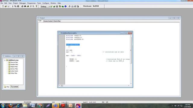 Addition of Two Numbers in Embedded C using MPLAB PIC 18 смотреть онлайн