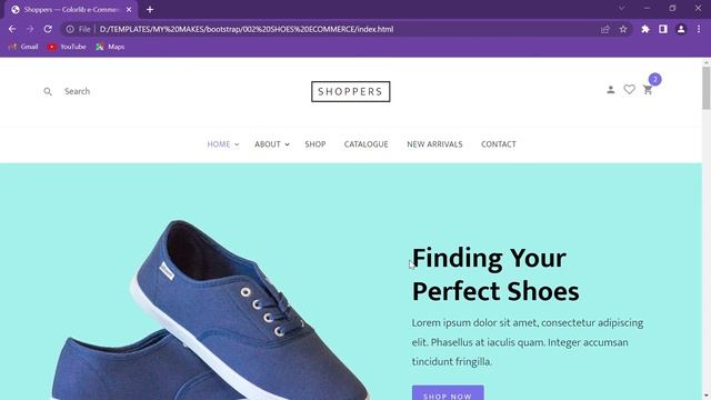 BOOTSTRAP 5 ECOMMERCE STORE FREE TEMPLATE смотреть онлайн