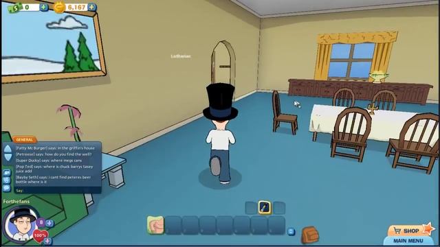 Family Guy Online- Mort Goldman collection guide смотреть онлайн