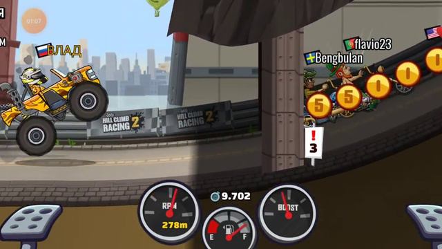 Hill Climb Racing 2 Трасса Билла. Монстр-трак смотреть онлайн