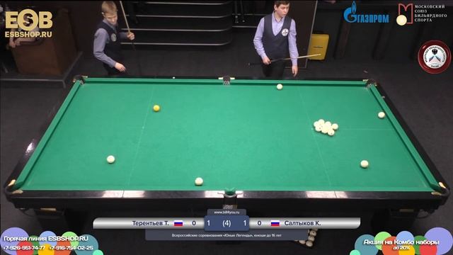 Терентьев Т. - Салтыков К. | 4 стол | Турнир "Юные Легенды 2023", БК "Легенда" смотреть онлайн