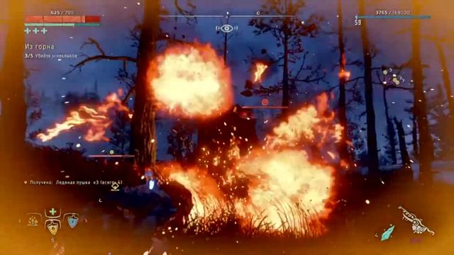 Horizon zero dawn frozen wilds.БОССЫ.Демонический ОГНЕКЛЫК!!!Часть 5!!! смотреть онлайн