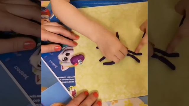 Осьминог из пластилина