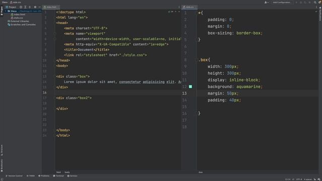 HTML/CSS - Блочная модель смотреть онлайн