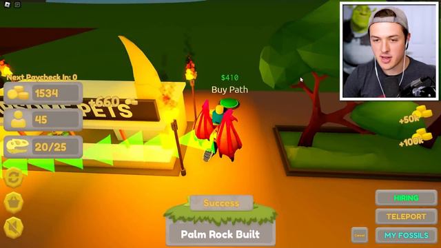 I OPENED a DINOSAUR ZOO in ROBLOX смотреть онлайн
