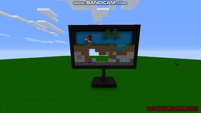 МАЙНКРАФТ ВЫЖИВАНИЕ В МОНИТОРЕ смотреть онлайн