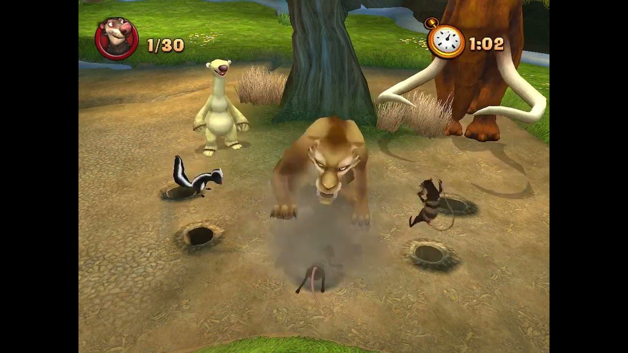 Ледниковый период 2 - 16 часть Диего бьёт опоссумов смотреть онлайн