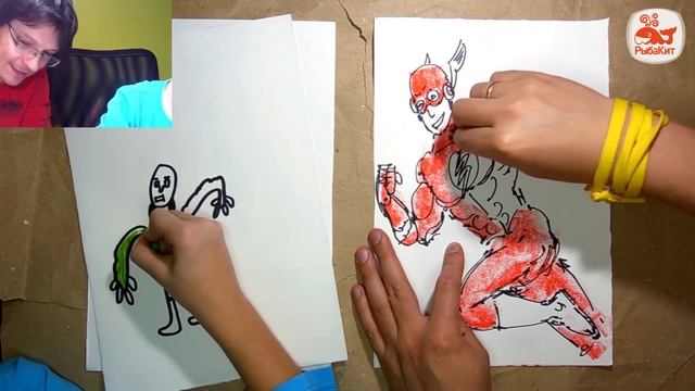 Рисуем Халка и Флеша, Супер Дима смотреть онлайн