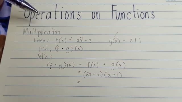 Operations on Functions | GenMath1.2 смотреть онлайн