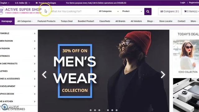 Active Super Shop | Multi vendor CMS | nulled | IHD смотреть онлайн