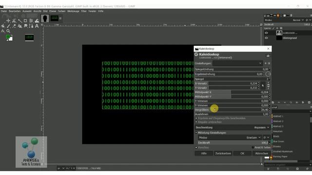 Gimp - Matrix Text Effekt смотреть онлайн