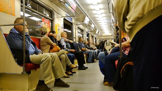 Warszawa Metro Ride 2014 Poland ?? 81-714.3М