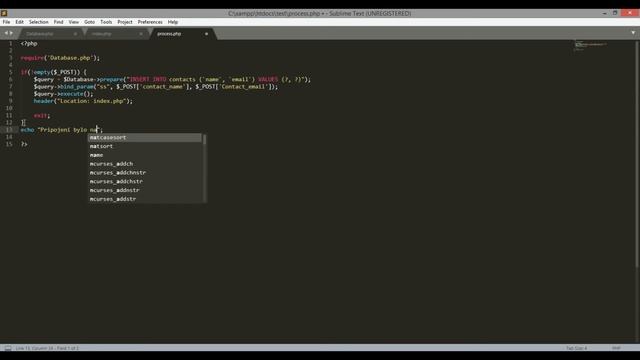 Maturitní okruh 15. HTML, PHP, SQL смотреть онлайн