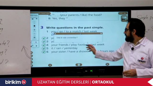 Uzaktan Eğitim | Online Eğitim | Online Ders | 5. Sınıf | İngilizce | Simple Past Yes, No Questions смотреть онлайн