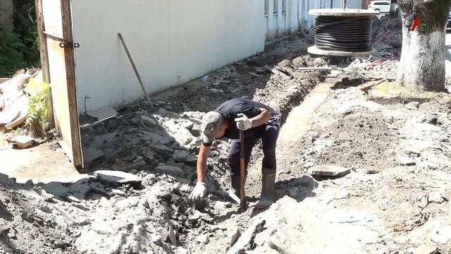 Ведутся работы по замене воздушных линий электропередачи на подземные кабельные линии смотреть онлайн