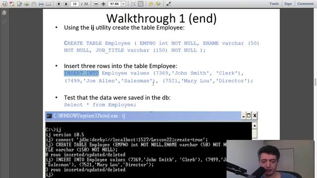 Intro to Java. Unit 12. Working with databases using JDBC смотреть онлайн