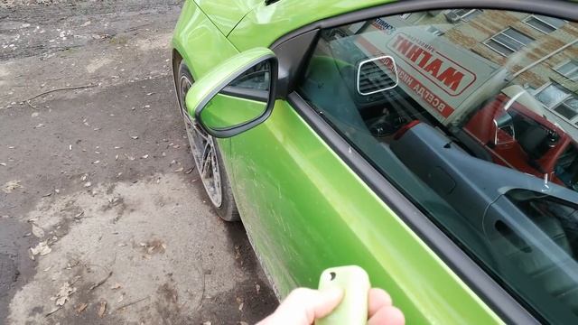 Складывание зеркал с ключа VW Scirocco смотреть онлайн