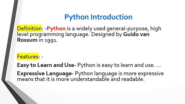 #1 Python Introduction & History for beginners смотреть онлайн