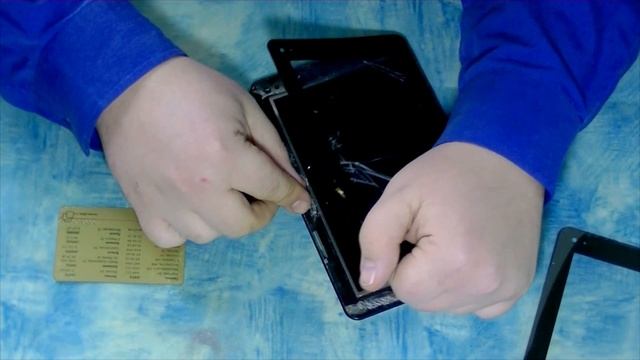 Ремонт планшета Megafon Login 2 (замена сенсорного стекла) смотреть онлайн