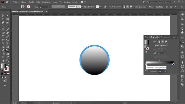 Adobe ILLUSTRATOR Desde CERO | Illustrator Esfera 3D | Illustrator TUTORIAL | FACIL