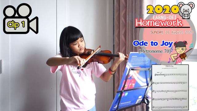 Homework 1/4 : 16 August 2020 : Ode to Joy смотреть онлайн