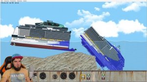 КАПИТАН КОРАБЛЯ ВОТКНУЛСЯ В ЗЕМЛЮ и ВОТ ЧТО ПРОИЗОШЛО - Floating Sandbox