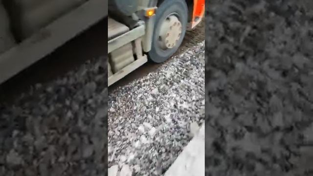 Дорога из асфальтового щебня и отсева асфальта. Компания Эко-щебень. смотреть онлайн