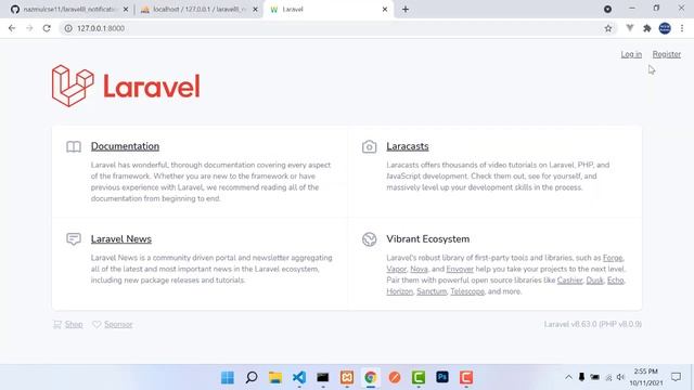Laravel 8 Notification Bangla | Install Authentication Upload Git | P - 2 смотреть онлайн