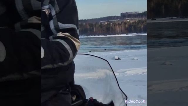 Покатушки на снегоходах в Красноярске стелс ставр и brp №1 24.02.2023 смотреть онлайн