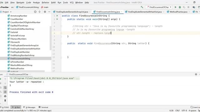 Java Interview Questions : How To Count Occurrences of a Character in a String смотреть онлайн
