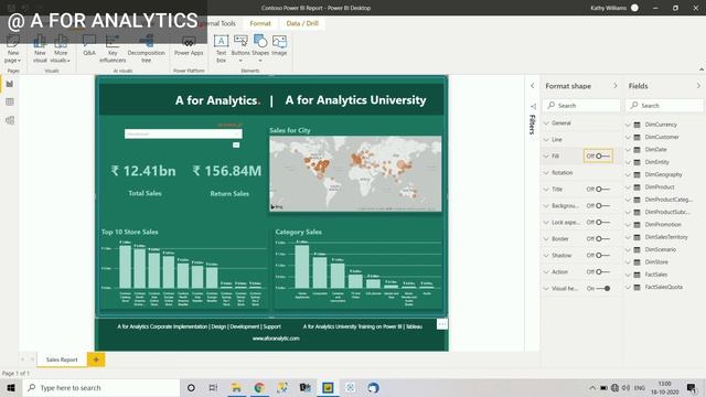 ? UNCLICKABLE Power BI Report ?️ | A for Analytics смотреть онлайн