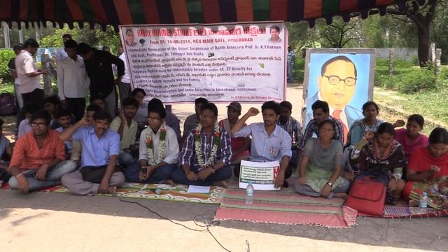 Day 3 of hunger strike by suspended professors KY Ratnam & Tathagata (16 June 2016) смотреть онлайн