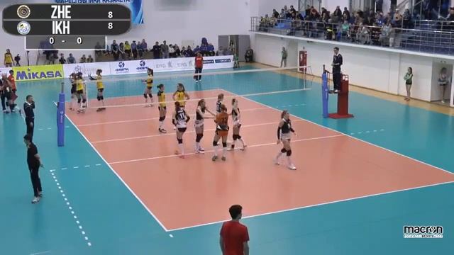 Прямая трансляция игр 5-ого финального тура Чемпионата РК по волейболу среди женских команд смотреть онлайн