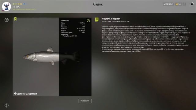 Русская рыбалка 4 - озеро Куори - форель озерная с длинного мыса смотреть онлайн