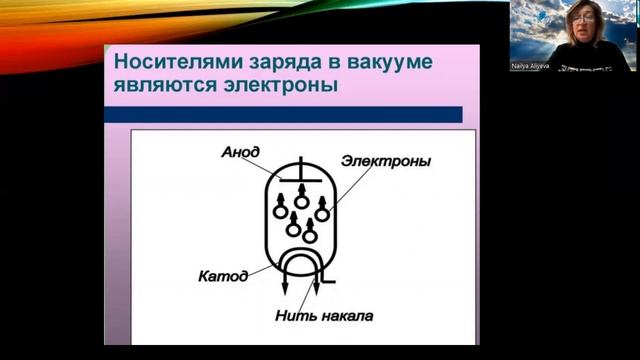 Электрический ток в вакууме. 9 класс смотреть онлайн