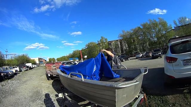 Изготовил тент для лодки. Ошибся. смотреть онлайн