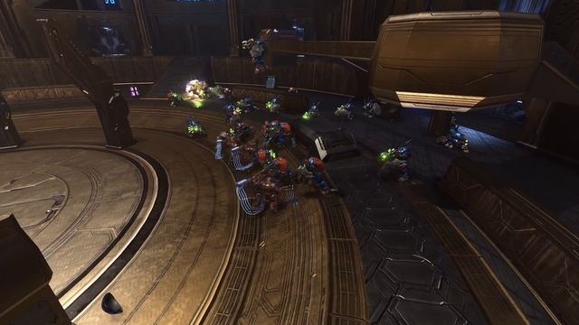 Halo Infinite AI Battle - Hunters vs Brute Chieftains (Hammers) смотреть онлайн