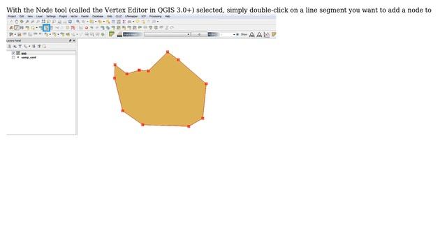 GIS: How to add a node/vertex in a QGIS edit session? (4 Solutions!!) смотреть онлайн