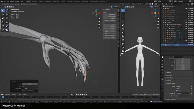 【Blender 3.2】Nazuna nanakusa/七草ナズナ 3D - Girl Modeling【Timelapse】 смотреть онлайн