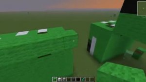 Как построить статую КРИПЕРА в minecraft